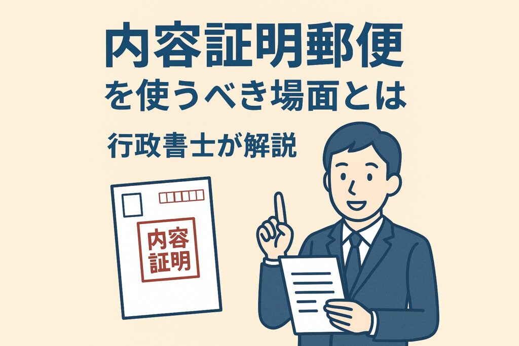 内容証明郵便の使い方と効果とは？トラブル防止に役立つポイント