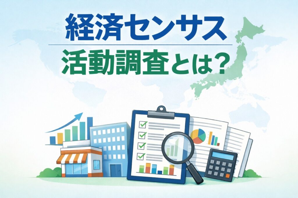 経済センサス活動調査とは？事業者が知っておくべき基礎知識を解説